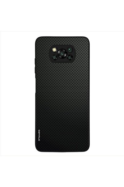 OEM Θήκη Sonique Carbon Series για Xiaomi Poco X3 NFC / Poco X3 Pro Μαύρο 01