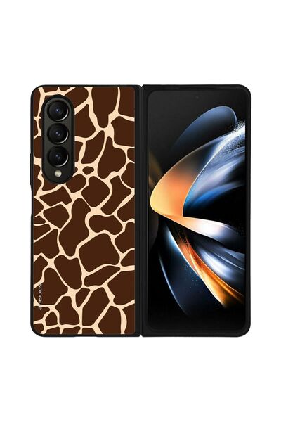 OEM Θήκη Sonique Animal Print Series για Samsung Galaxy Z Fold 4 Giraffe 01