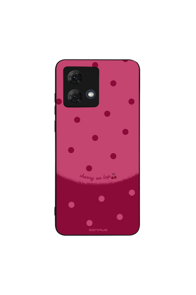 OEM Θήκη Sonique Delulu Polka Era Series για Motorola Moto G84 5G Top Cherry