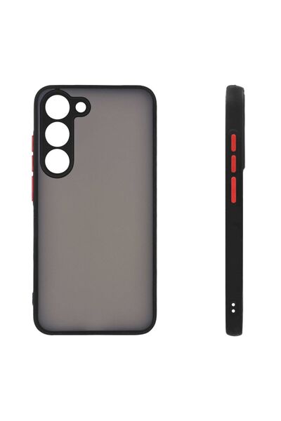 OEM Θήκη Σιλικόνης Color Button Bumper Sonique Samsung Galaxy S23 FE Μαύρο