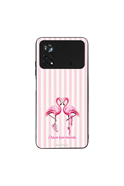 OEM Θήκη Sonique Stripe Stories Series για Xiaomi Poco X4 Pro 5G Φλαμίνγκο
