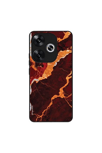 OEM Θήκη Sonique Marble Series για Xiaomi Poco F6 5G Κόκκινο