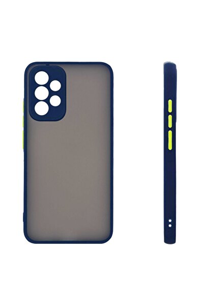 OEM Θήκη Σιλικόνης Color Button Bumper Sonique Samsung Galaxy A32 4G Μπλέ