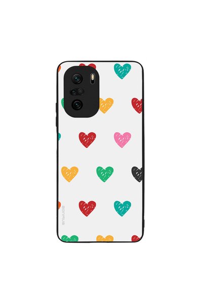 OEM Θήκη Sonique Heart Series για Xiaomi Poco F3 / Mi 11i Λευκό 02