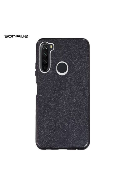 OEM Θήκη Σιλικόνης Sonique Shiny Xiaomi Redmi Note 8 / Redmi Note 8 2021 Μαύρο