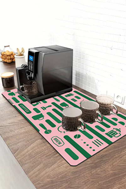 Valerine Life Barista Coffee Bar Mat 40X90Cm Espresso Machine Tea Maker Mat C...