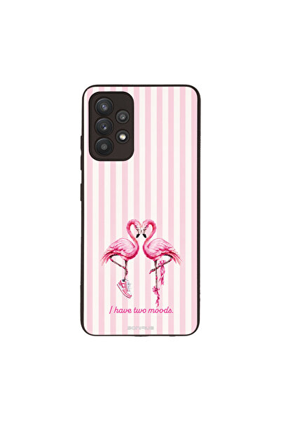 OEM Θήκη Sonique Stripe Stories Series για Samsung Galaxy A32 4G Φλαμίνγκο