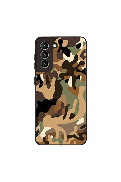 OEM Θήκη Sonique Σειρά Καμουφλάζ Στρατού για Samsung Galaxy S21 Καφέ