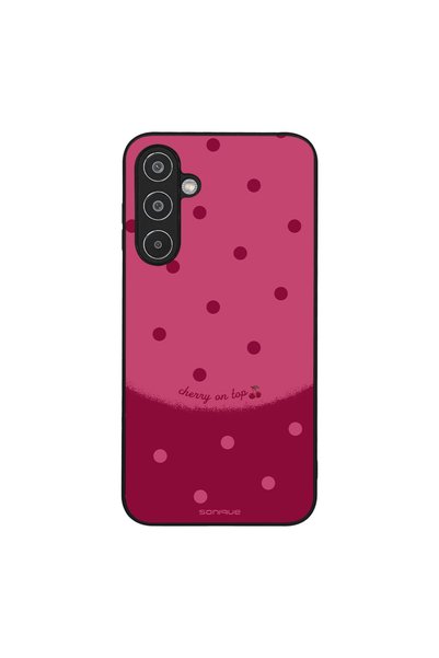 OEM Θήκη Sonique Delulu Polka Era Series για Samsung Galaxy M35 5G Top Cherry