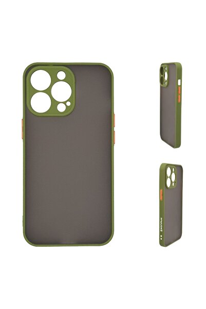 OEM Θήκη Σιλικόνης Color Button Bumper Sonique Apple iPhone 14 Pro Πράσινο Αν...