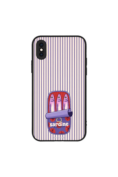 OEM Θήκη Sonique Stripe Stories Series για Apple iPhone X / iPhone XS Sardine