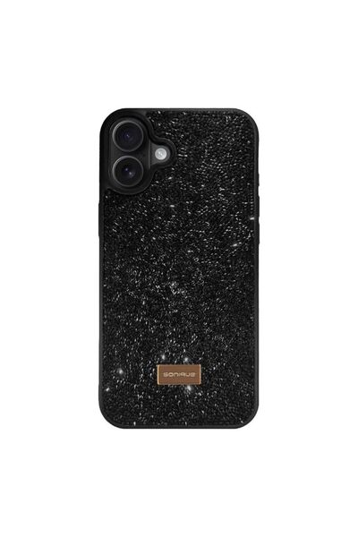 OEM Θήκη Lux Diamond Sonique Apple iPhone 16 Plus Μαύρο