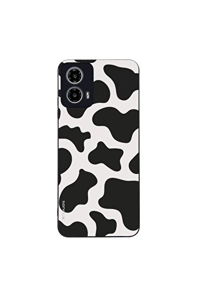 OEM Θήκη Sonique Animal Print Series για Motorola Moto G34 5G Cow 01