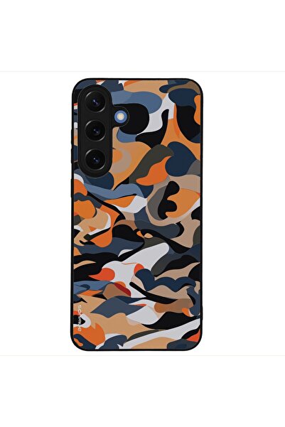 OEM Θήκη Sonique Camouflage Army Series για Samsung Galaxy S25 Plus Πορτοκαλί