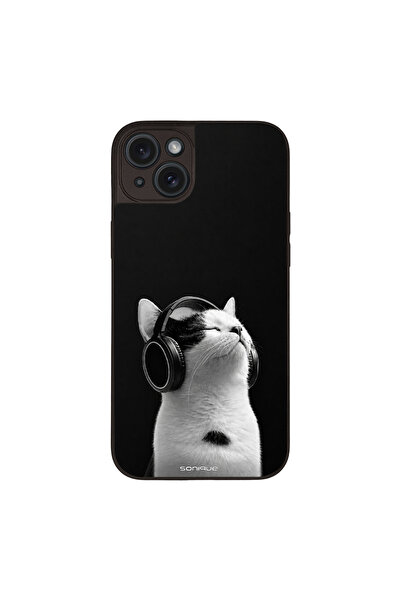 OEM Θήκη Sonique Men's Edition για Apple iPhone 15 Plus Audio Kitten - White