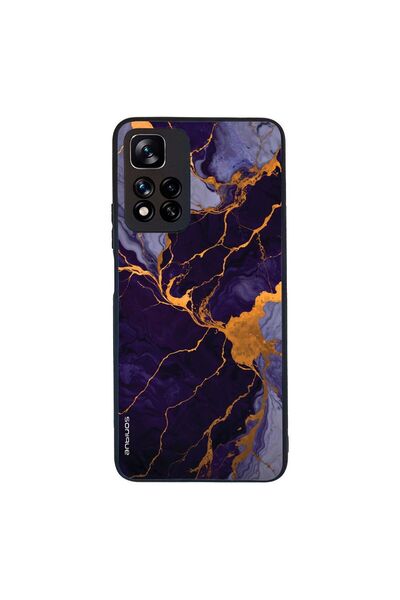 OEM Θήκη Sonique Marble Series για Xiaomi Redmi Note 11 Pro Plus 5G Μωβ