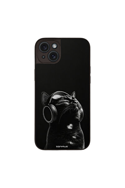 OEM Θήκη Sonique Men's Edition για Apple iPhone 15 Plus Audio Kitten - Black