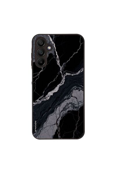 OEM Θήκη Sonique Marble Series για Samsung Galaxy A15 4G / Galaxy A15 5G Μαύρ...