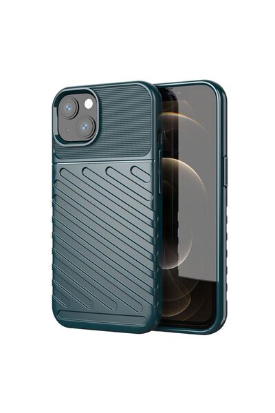 OEM Θήκη Κινητού Thunder Case Flexible Tough Rugged Apple iPhone 13 Mini Πράσινο
