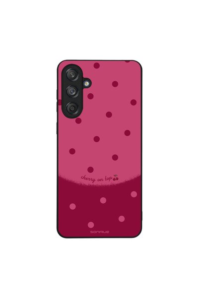 OEM Θήκη Sonique Delulu Polka Era Series για Samsung Galaxy M55 5G Top Cherry