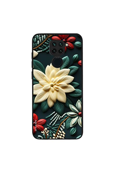 OEM Θήκη Sonique 3D Flower Series για Xiaomi Redmi Note 9 Πράσινο