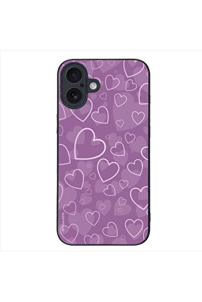OEM Θήκη Sonique Heart Series για Apple iPhone 16 Plus Βιολετί