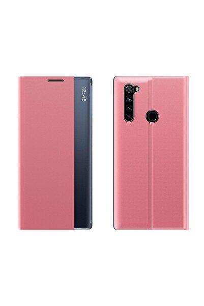 OEM Νέα Θήκη Βιβλίο με Βάση Στήριξης Xiaomi Redmi Note 8T Ροζ