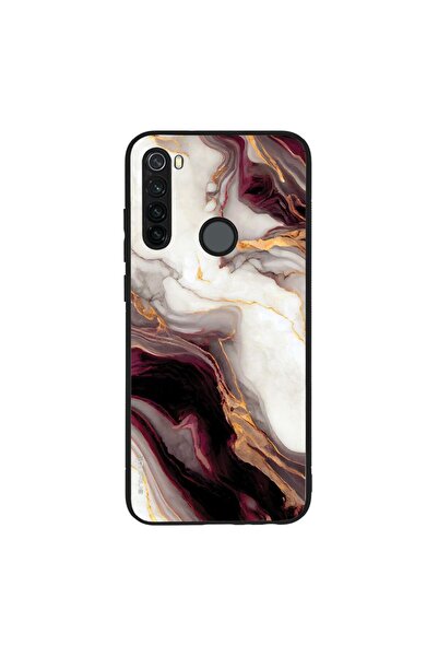 OEM Θήκη Sonique Marble Series για Xiaomi Redmi Note 8T Μπορντώ
