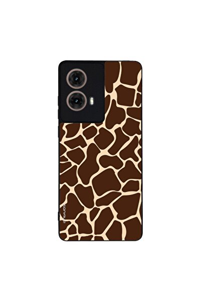 OEM Θήκη Sonique Animal Print Series για Motorola Moto G85 5G Giraffe 01