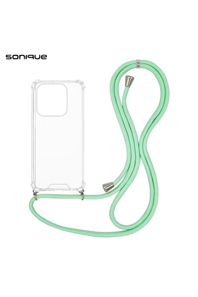 OEM Θήκη Σιλικόνης με Κορδόνι Sonique Armor Clear Xiaomi Redmi Note 14 4G (16...