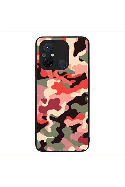 OEM Θήκη Sonique Camouflage Army Series για Xiaomi Redmi 12C Κόκκινο