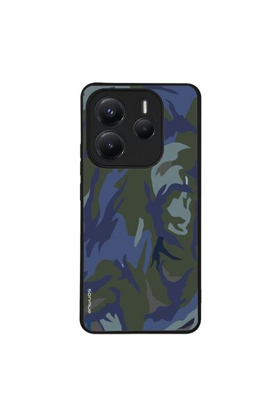 OEM Θήκη Sonique Camouflage Army Series για Xiaomi Redmi Note 14 5G Μπλε 01