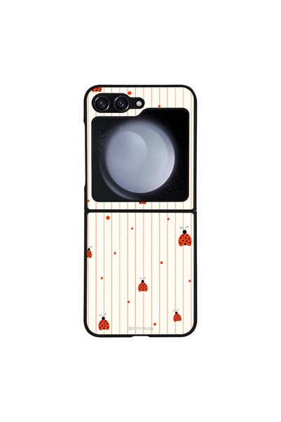OEM Θήκη Sonique Stripe Stories Series για Samsung Galaxy Z Flip 5 Πασχαλίτσα