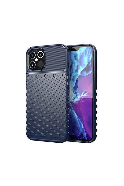 OEM Θήκη Κινητού Thunder Case Flexible Tough Rugged Apple iPhone 12 Pro Max Μπλέ