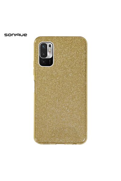 OEM Θήκη Σιλικόνης Sonique Shiny Xiaomi Redmi Note 10 5G / Poco M3 Pro 5G Χρυσό