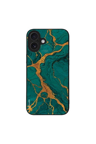 OEM Θήκη Sonique Marble Series για Apple iPhone 16 Plus Πράσινο