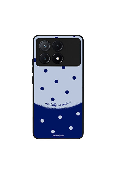 OEM Θήκη Sonique Delulu Polka Era Series για Xiaomi Poco X6 Pro 5G Blue Mentally