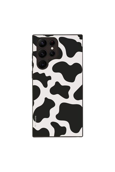 OEM Θήκη Sonique Σειρά Animal Print για Samsung Galaxy S22 Ultra Αγελάδα 01