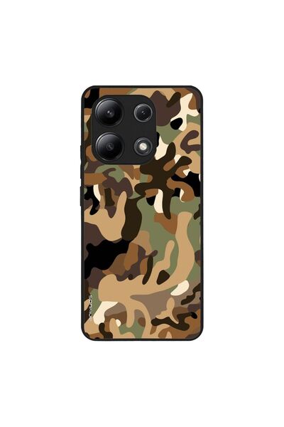 OEM Θήκη Sonique Camouflage Army Series για Xiaomi Redmi Note 13 4G Καφέ