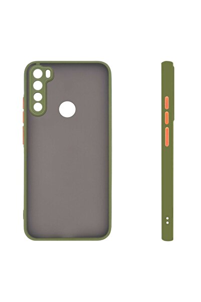 OEM Θήκη Σιλικόνης Color Button Bumper Sonique Xiaomi Redmi Note 8T Πράσινο Α...