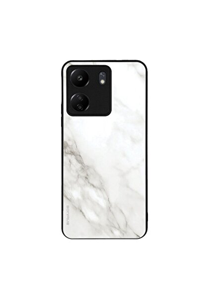 OEM Θήκη Sonique Marble Series για Xiaomi Redmi 13C 4G / Poco C65 4G Λευκό