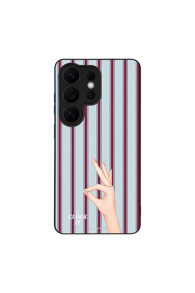 OEM Θήκη Sonique Σειράς Stripe Stories για Samsung Galaxy S26 Ultra Clock It