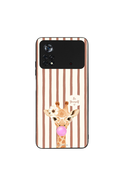 OEM Θήκη Sonique Stripe Stories Series για Xiaomi Poco X4 Pro 5G Καφέ - Καμηλ...