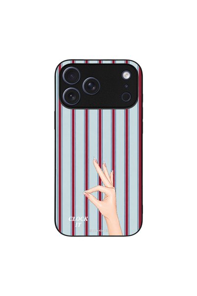 OEM Θήκη Σειράς Sonique Stripe Stories για Apple iPhone 17 Pro Max Clock It