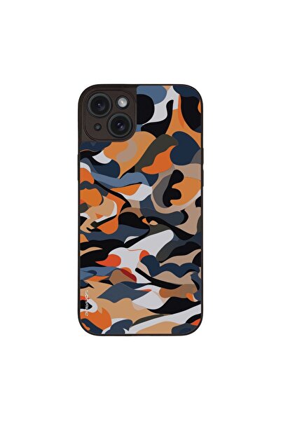 OEM Θήκη Sonique Camouflage Army Series για Apple iPhone 15 Plus Πορτοκαλί