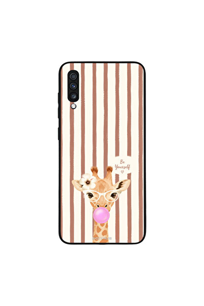OEM Θήκη Sonique Stripe Stories Series για Samsung Galaxy A70/A70s Καφέ - Καμ...