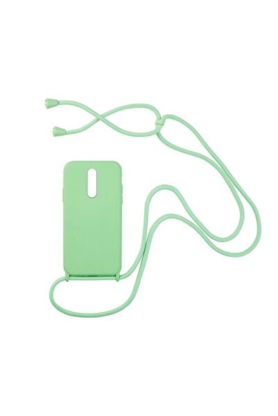 OEM Θήκη Σιλικόνης με Κορδόνι CarryHang Sonique Xiaomi Redmi 8 Πράσινο Ανοιχτό