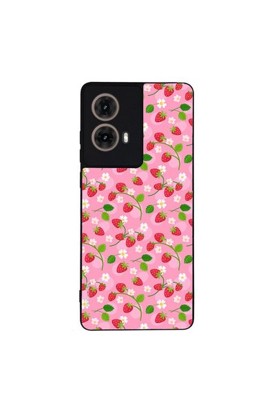 OEM Θήκη Sonique Fruit Series για Motorola Moto G85 5G Φράουλα