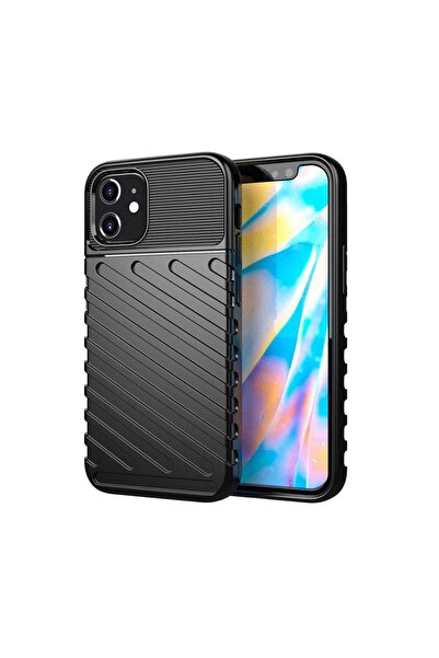 OEM Θήκη Κινητού Thunder Case Flexible Tough Rugged Apple iPhone 12 mini Μαύρο