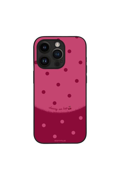 OEM Θήκη Sonique Delulu Polka Era Series για Apple iPhone 14 Pro Top Cherry